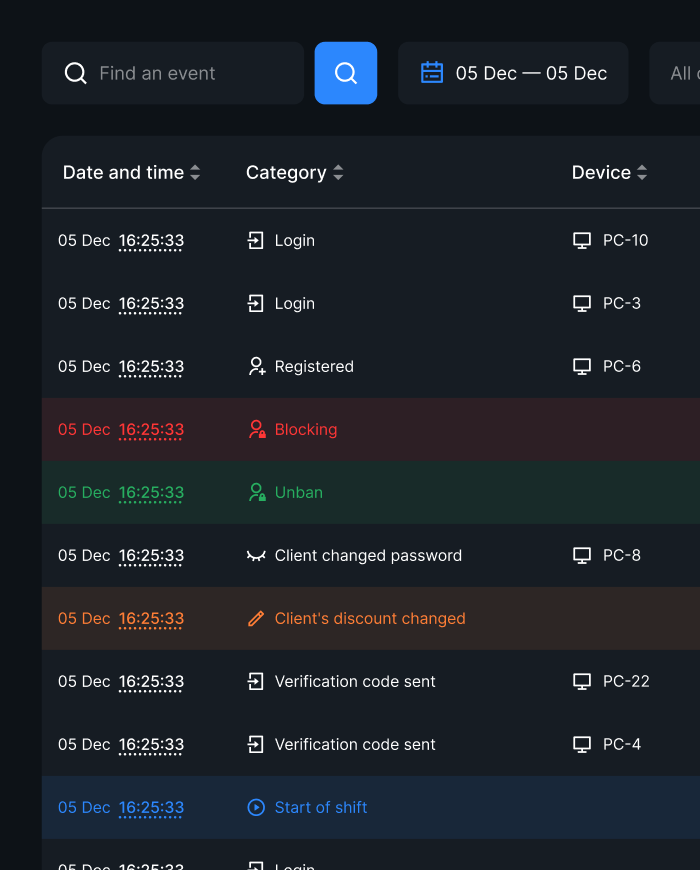 логирование SmartShell